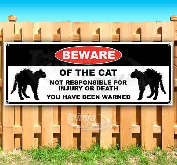 Beware Of The Cat Banner