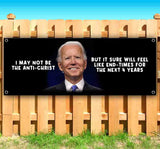 Biden Anti Christ Banner
