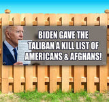 Biden Gave Taliban Kill List Banner