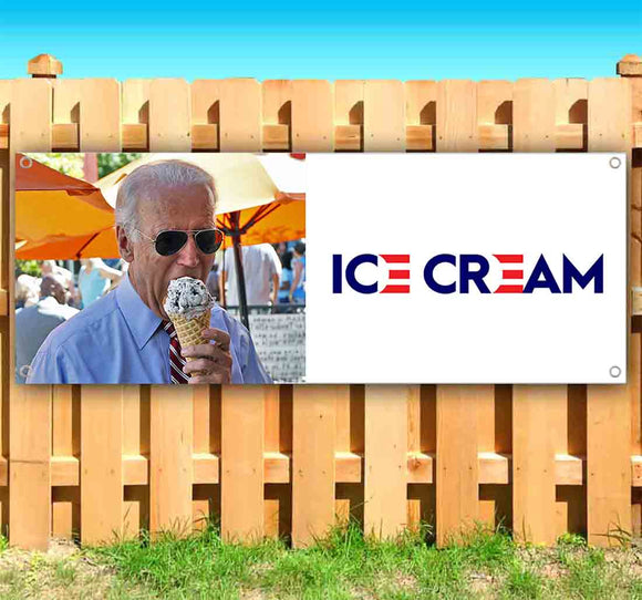 Biden Ice Cream Banner
