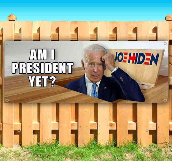 Biden In Basement Banner