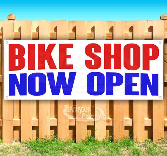 Bike Shop Now Open Banner