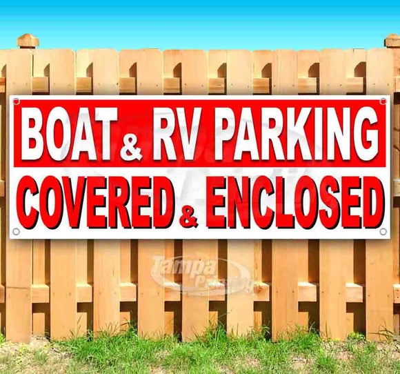 Boat & RV Parking Banner