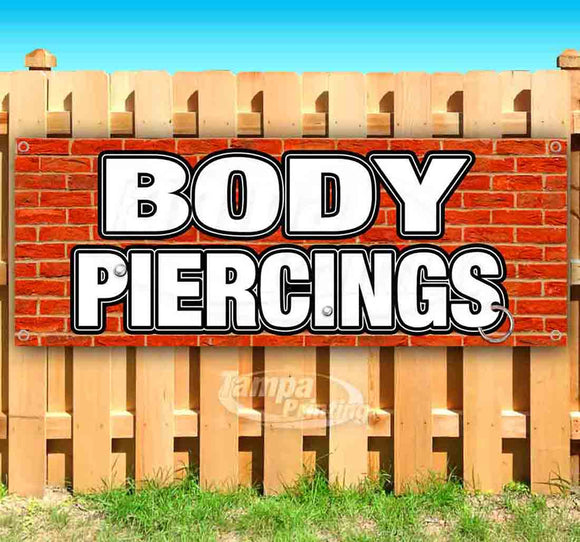 Body Piercings BW Banner