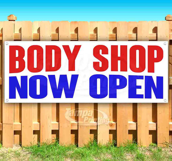 Body Shop Now Open Banner
