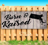 Born & Raised Massachusetts Banner