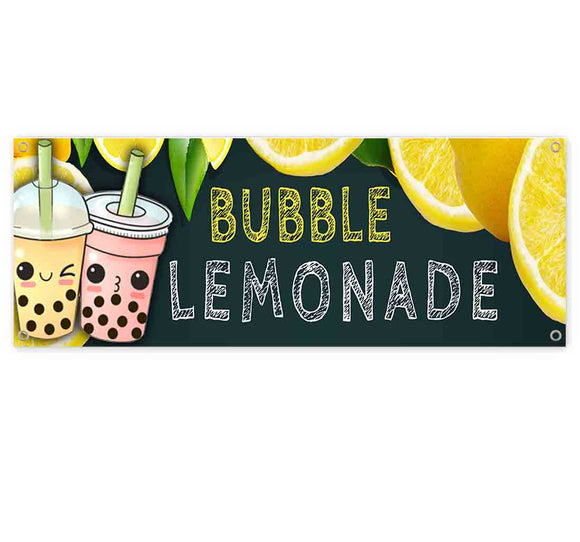Bubble Lemonade Banner