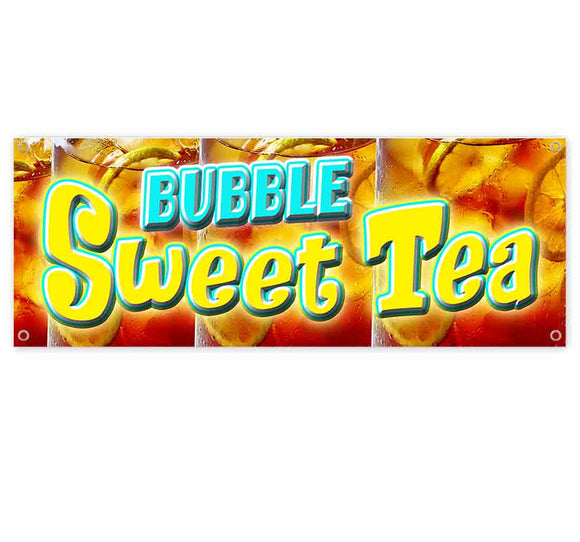 Bubble Sweet Tea Banner
