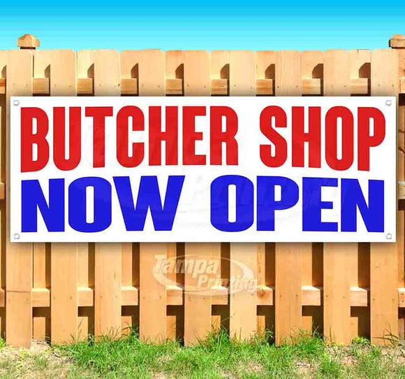 Butcher Now Open Banner