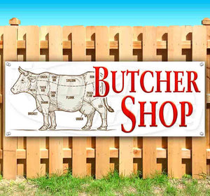 Butcher Shop Parts Banner