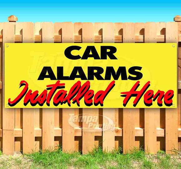 Car Alarms Installed Here Banner