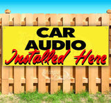 Car Audio Installed Here Banner