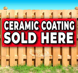 Ceramic Coating Sold Here Banner