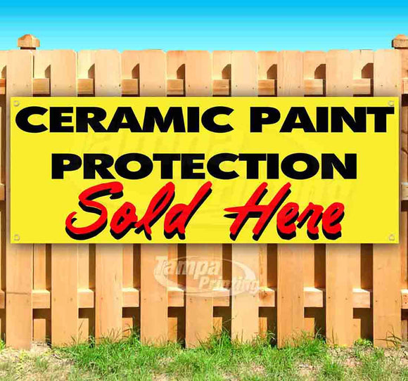 Ceramic Paint Protection Sold Here Banner