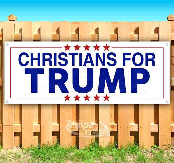 Christians For Trump Banner