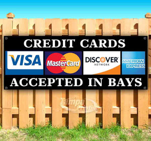 Credit Cards Accepted Banner