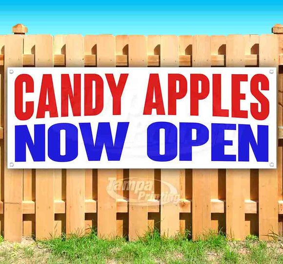 Candy Apples Now Open Banner