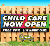 Child Care Now Open Banner