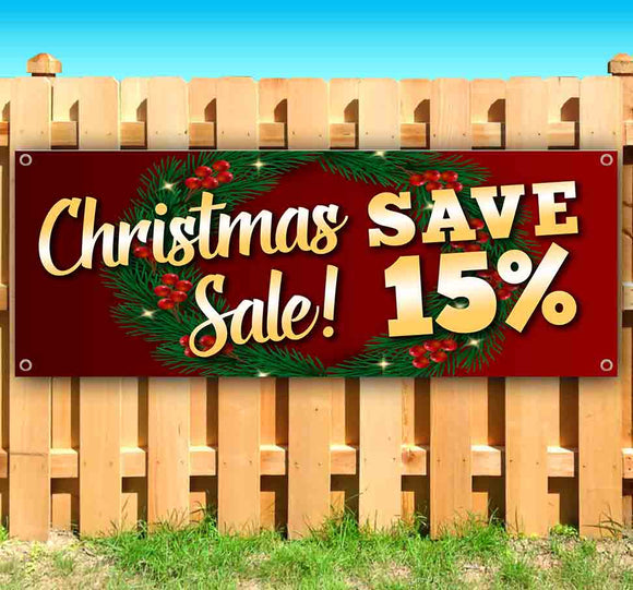 Christmas Sale Save 15% Banner
