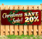 Christmas Sale Save 20% Banner