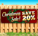 Christmas Sale Save 20% Banner