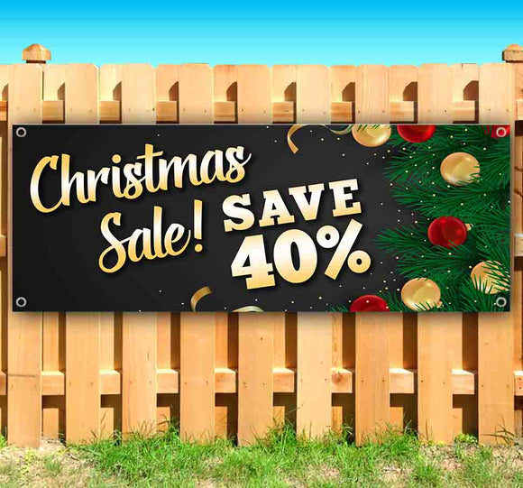Christmas Sale Save 40% Banner
