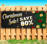 Christmas Sale Save 80% Banner