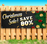 Christmas Sale Save 80% Banner