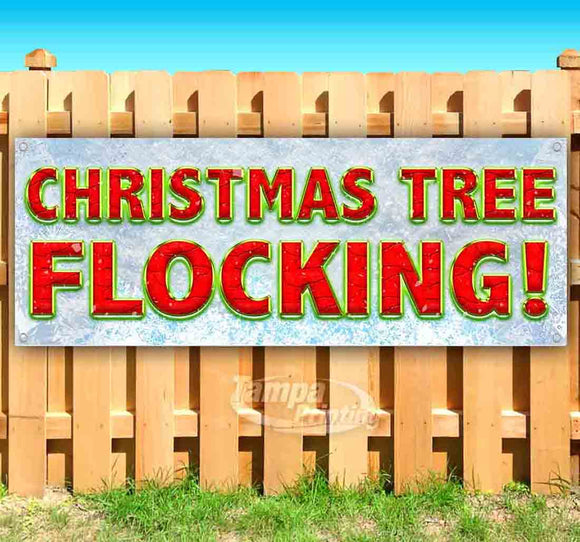 Christmas Tree Flocking Banner
