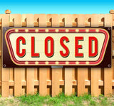 Closed Vintage Banner
