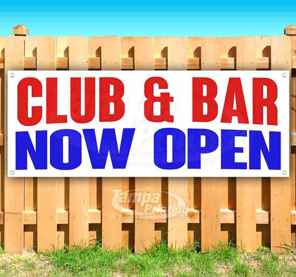 Club & Bar Now Open Banner