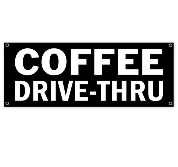 Coffee Drive-Thru No Banner