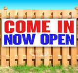 Come In Now Open Banner