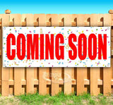 Coming Soon Confetti Banner