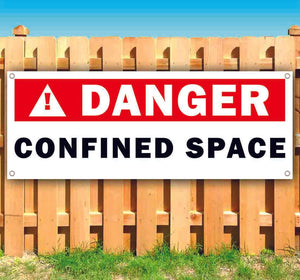 Confined Space Danger Banner