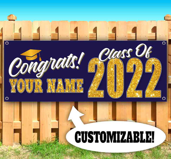 Congrats Class of 22 Custom Banner