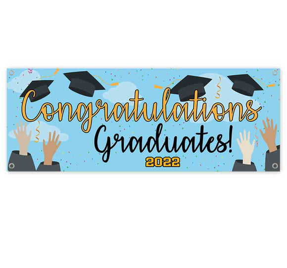 Congrats Grads 2022 Blu Banner