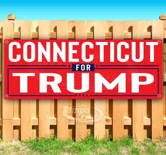 Connecticut For Trump Banner
