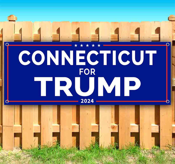 Connecticut For Trump 2024 Banner