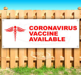 Corona Vaccine Available Banner