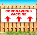 Corona Vaccine Up Arrow Banner