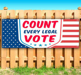Count Every Legal Vote Banner