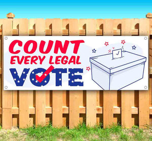 Count Every Vote Ballot Box Banner