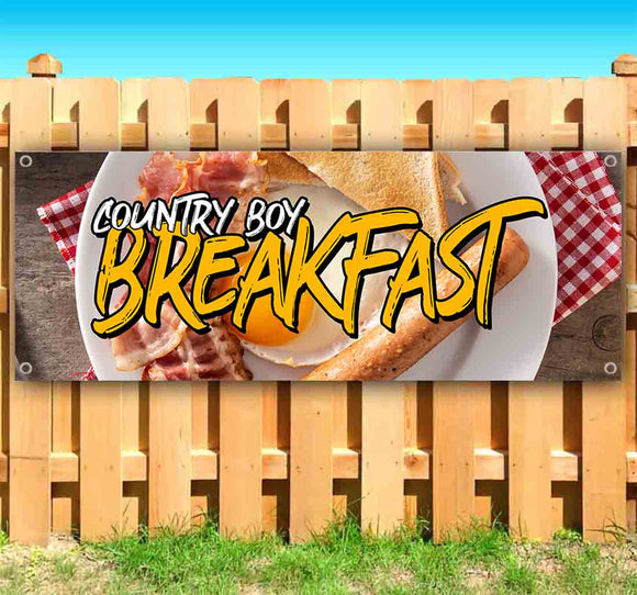 Country Boy Breakfast Banner