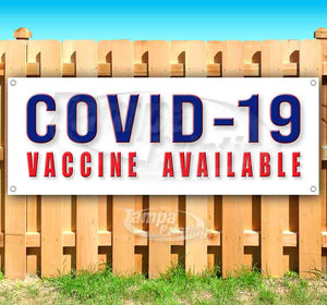 Covid 19 Vaccine Available Banner