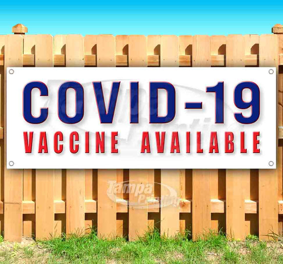 Covid 19 Vaccine Available Banner