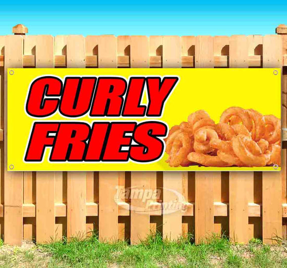 Curly Fries Banner