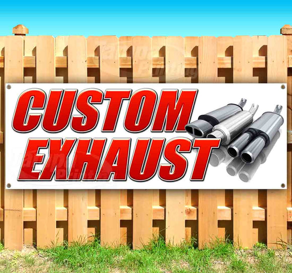 Custom Exhaust Banner
