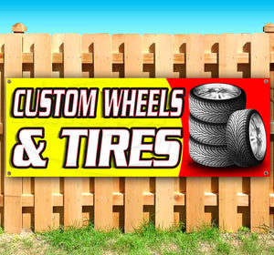 Custom Wheels and Tires Banner