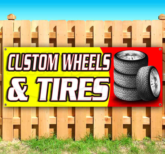 Custom Wheels and Tires Banner